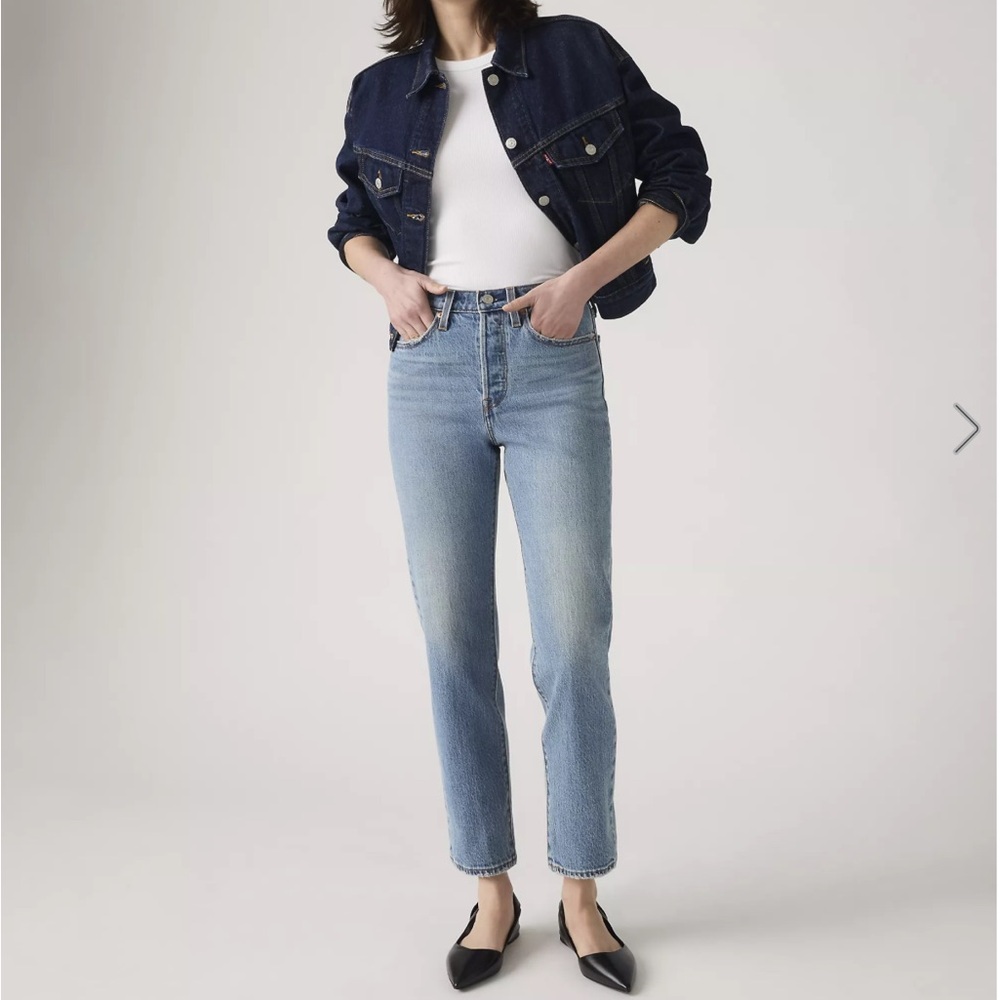 Levi's Wedgie Straight Cropped
